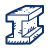 Metal icon representing structural steel